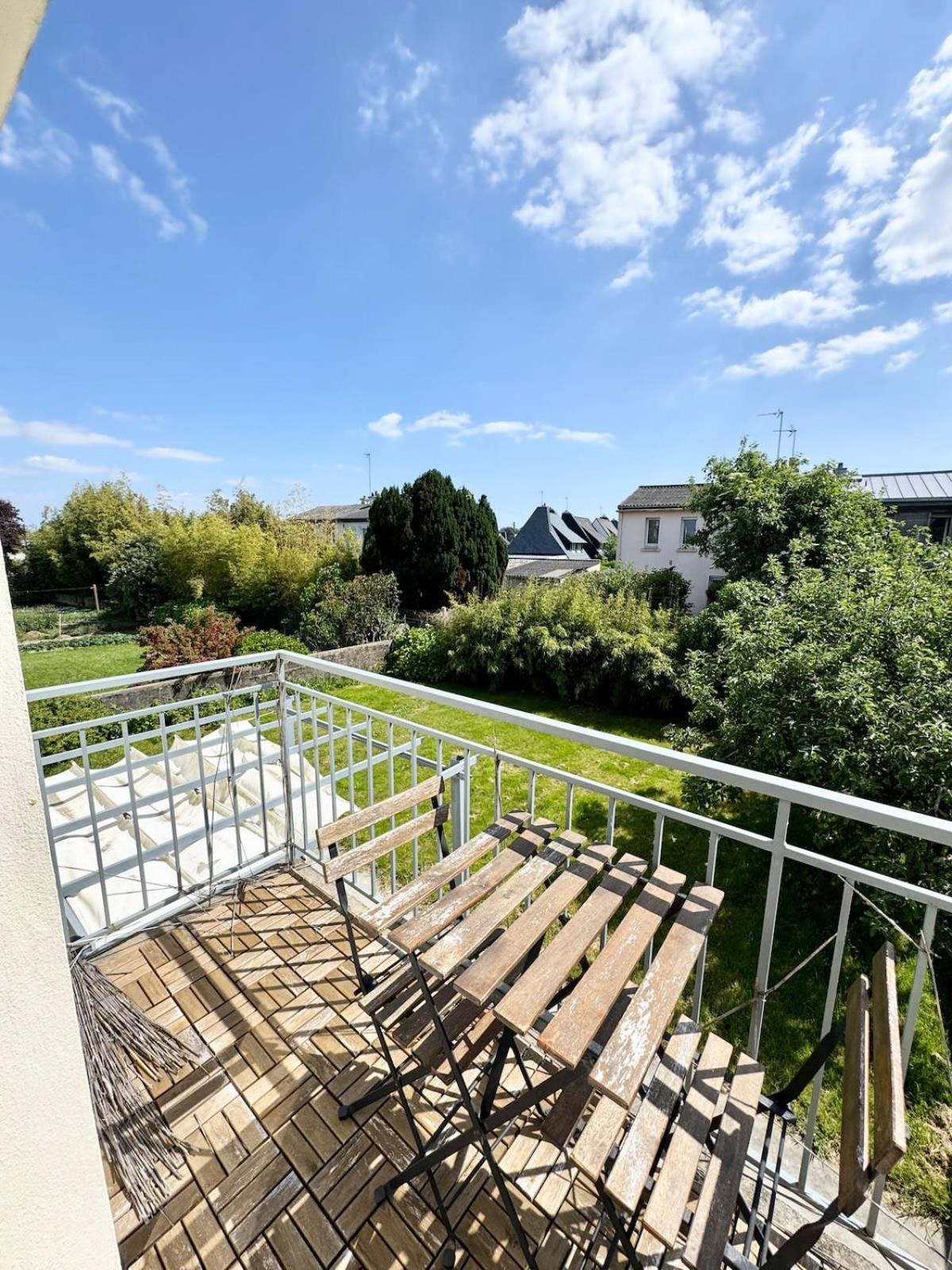 T2 - Balcon - Au Coeur Des Chenes Ploemeur Exterior photo